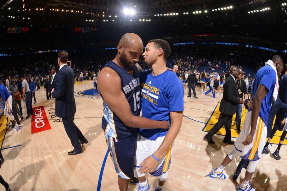 Vince Carter e Stephen Curry (Nba/Getty Images)